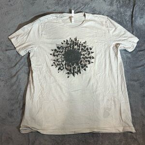 Bella Canvas Cream Sunflower Graphic Tee